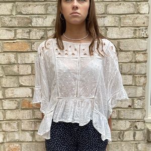 Bohemian crochet blouse
